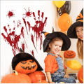 Blood handprint Halloween Pvc Room Decor Wall Stickers